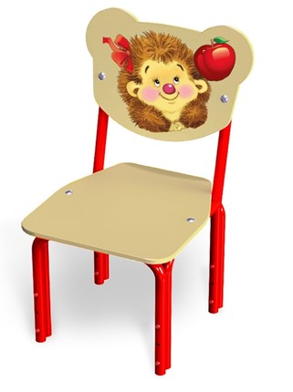 Детский стул Ежик (Кузя-Еж(1-3)ВКр) в Костроме - изображение