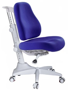 Растущее кресло Mealux Match (Y-528) SB / Grey base, синее в Костроме