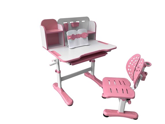 Стол растущий и стул Vivo Pink FUNDESK в Костроме - изображение