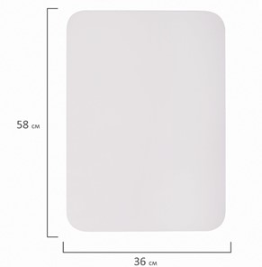 Доска магнитная на холодильник BRAUBERG, 58х36 см с маркером, магнитом и салфеткой в Костроме - предосмотр 8