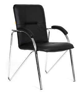 Офисное кресло CHAIRMAN 850 Экокожа Terra 118 черная в Костроме - предосмотр